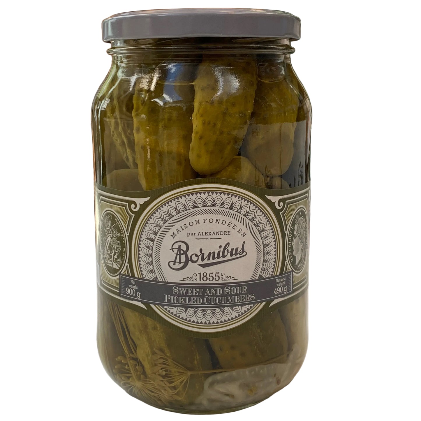 SWEET AND SOUR CUCUMBERS 490G