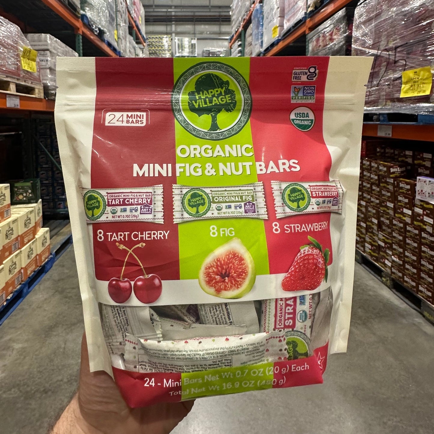 ORGANIC FIG & NUT BARS 480G