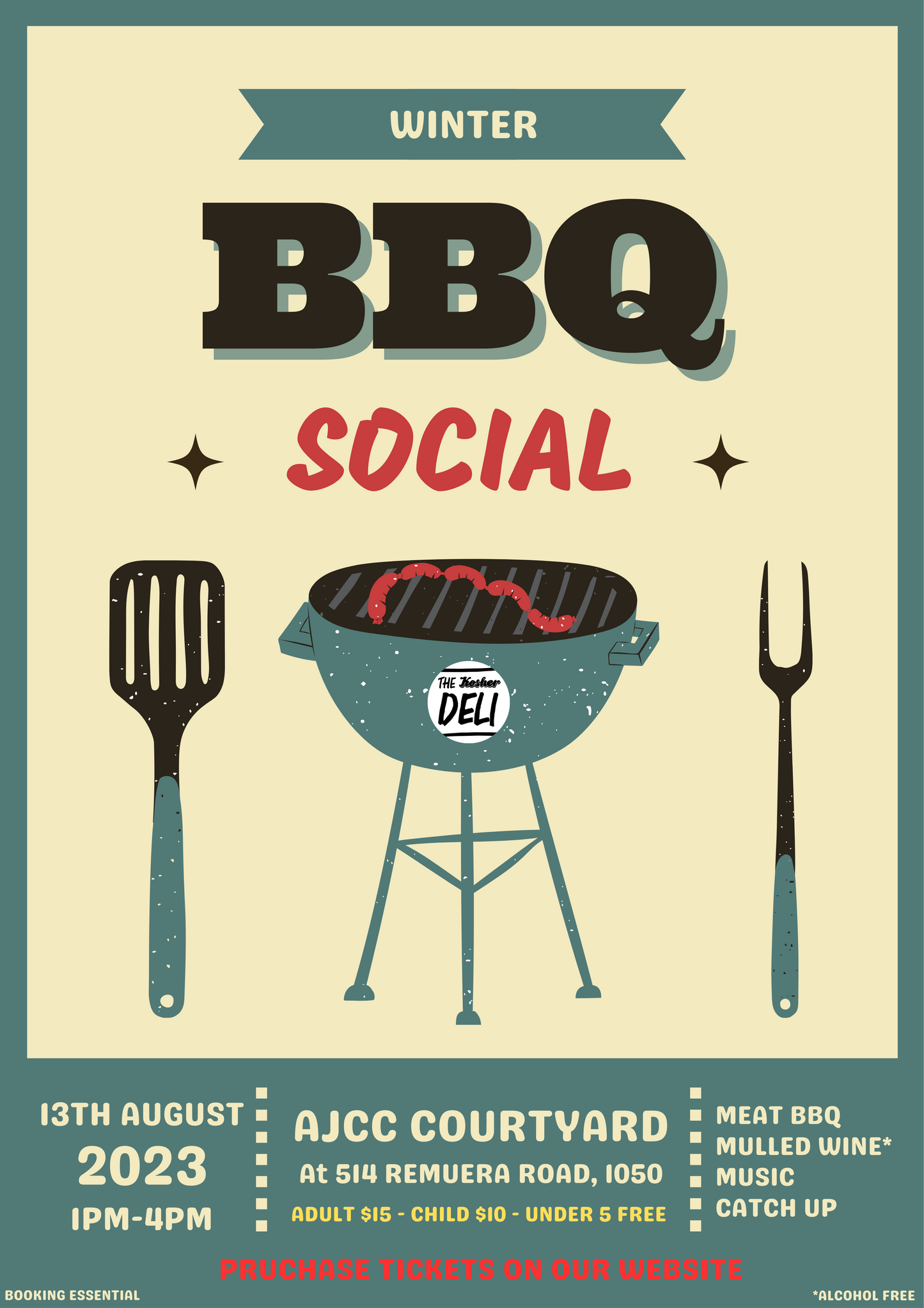 WINTER BBQ - 13/08/23 - 1PM-4PM