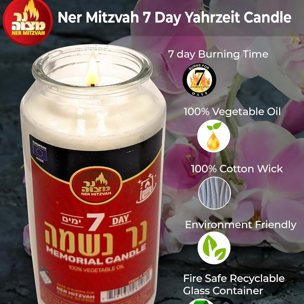 7 Day Candles Plastic