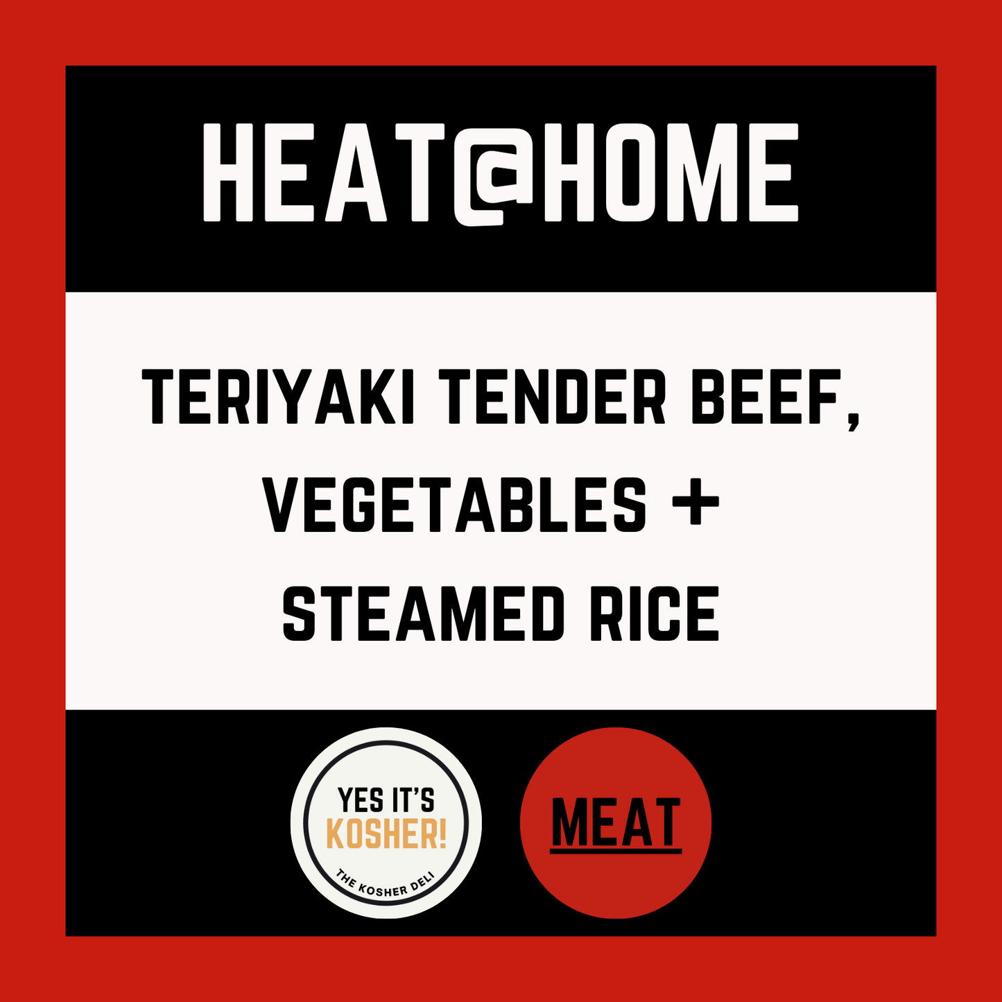Teriyaki beef + rice