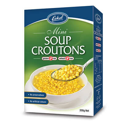 ESKAL *GF* MINI SOUP CROUTONS BOX KLP 200G