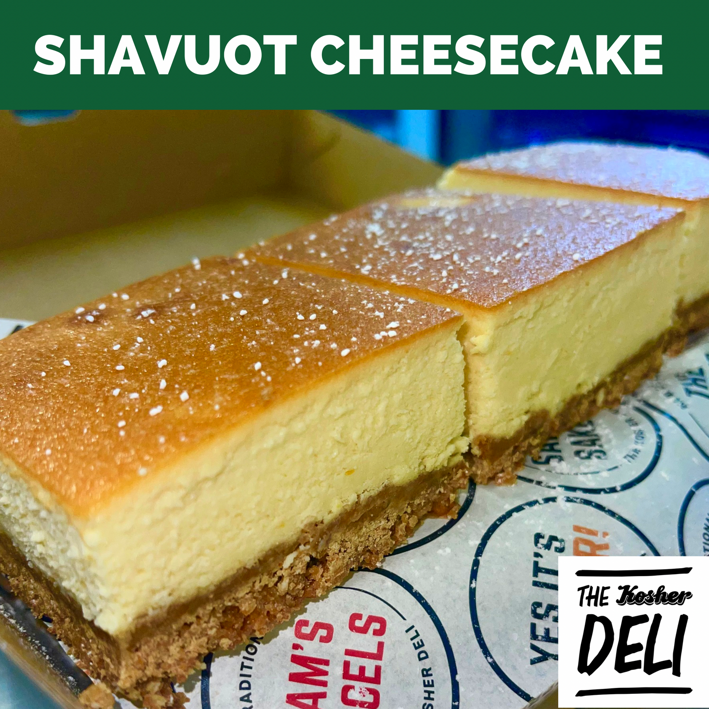 NY baked cheesecake 2 peices - 25th May 2023