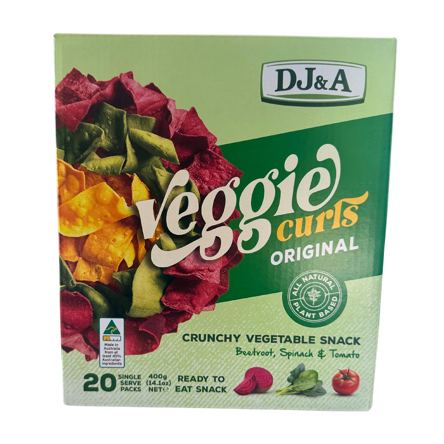 DJ&A VEGGIE CURLS WHOLE BOX