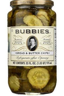 BUBBIES BREAD/BUTTER PICKLES 1.95KG