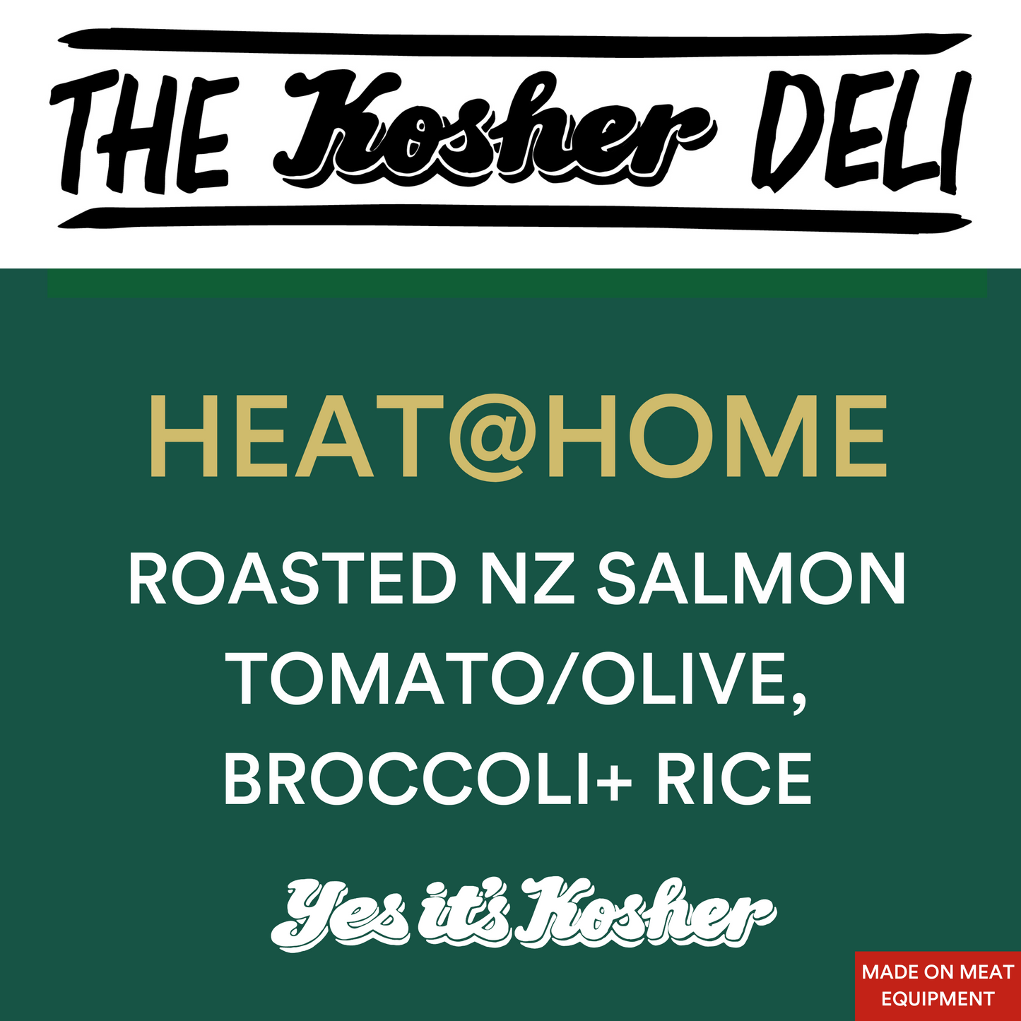 Roasted NZ Salmon tomato/olives + rice