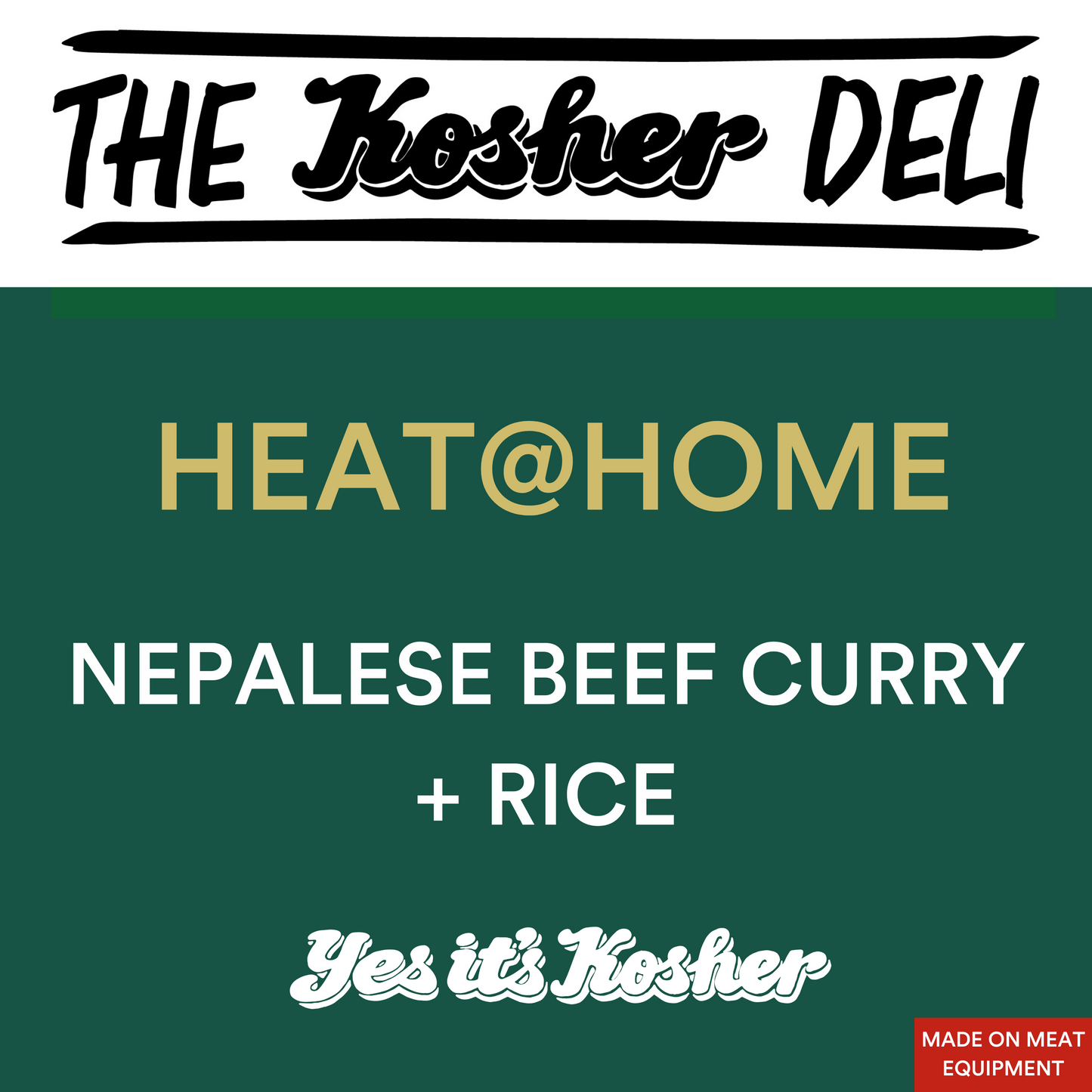 Nepalese beef curry + rice