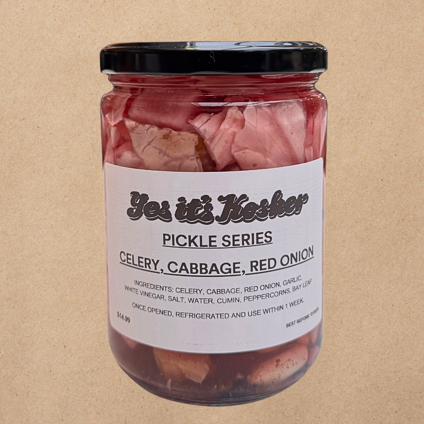 CELERY CABAGGE RED ONION - PICKLE SERIES