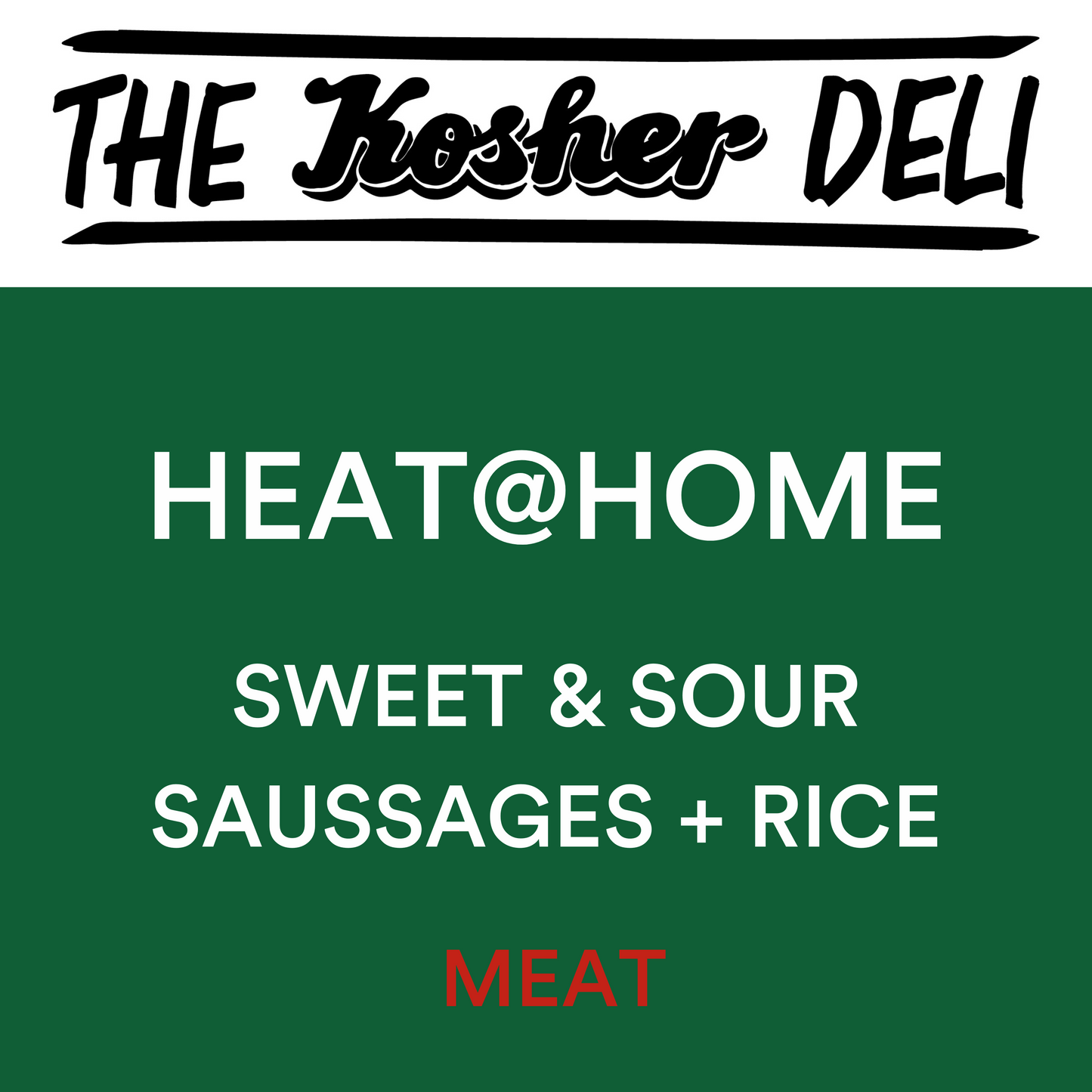 Sweet & Sour Sausages + rice