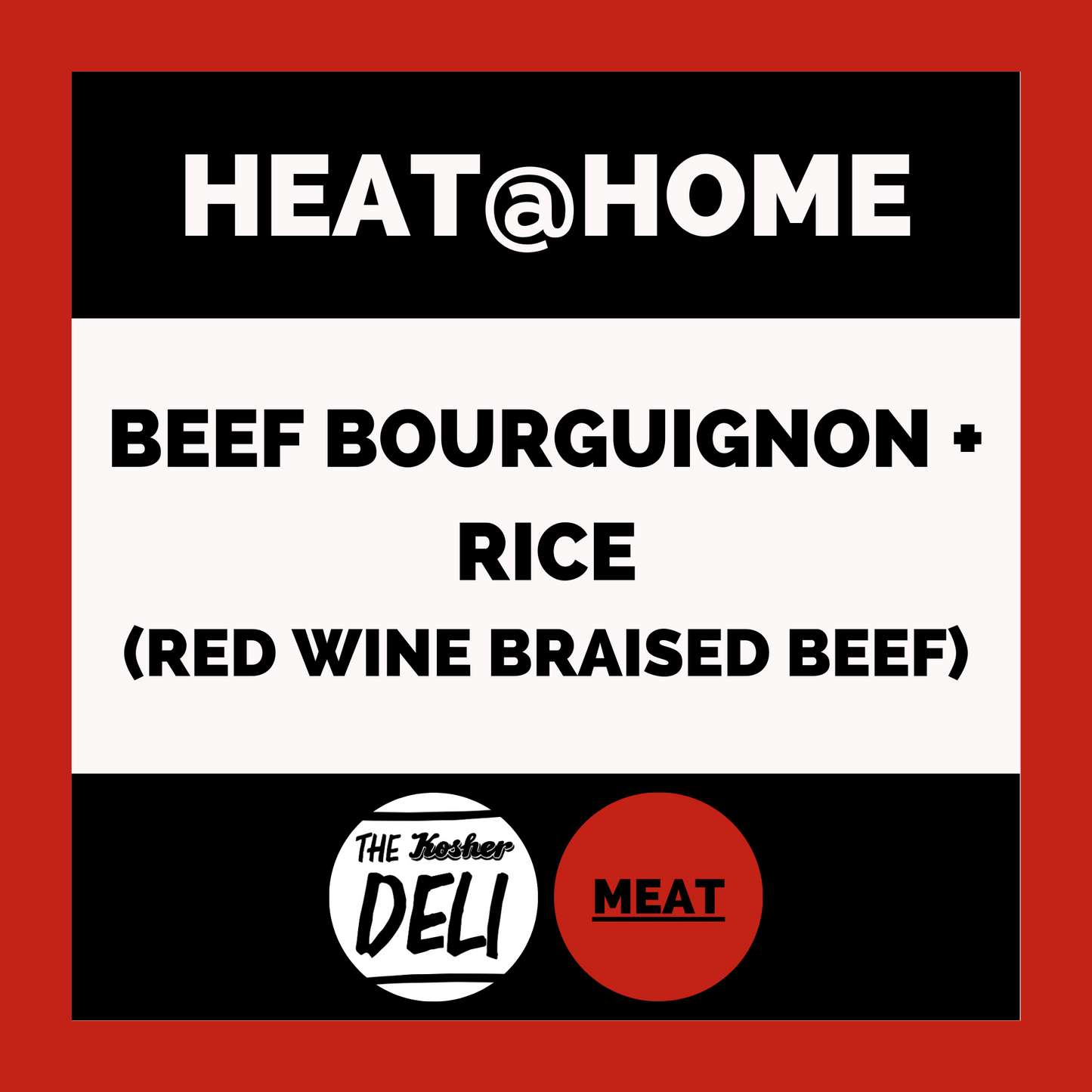 Beef Bourguignon served with rice