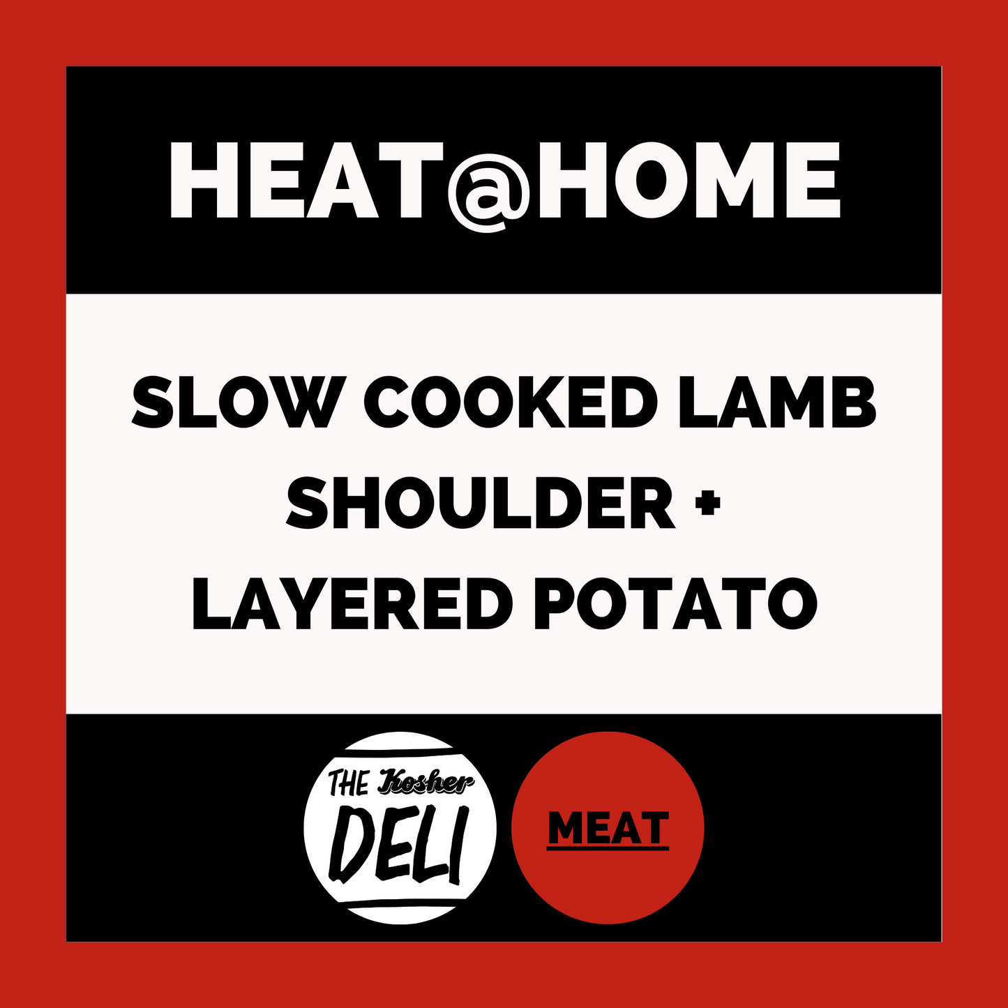 Slow cooked lamb shoulder + layered potato