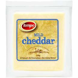 Tempo Cheddar mild 250g