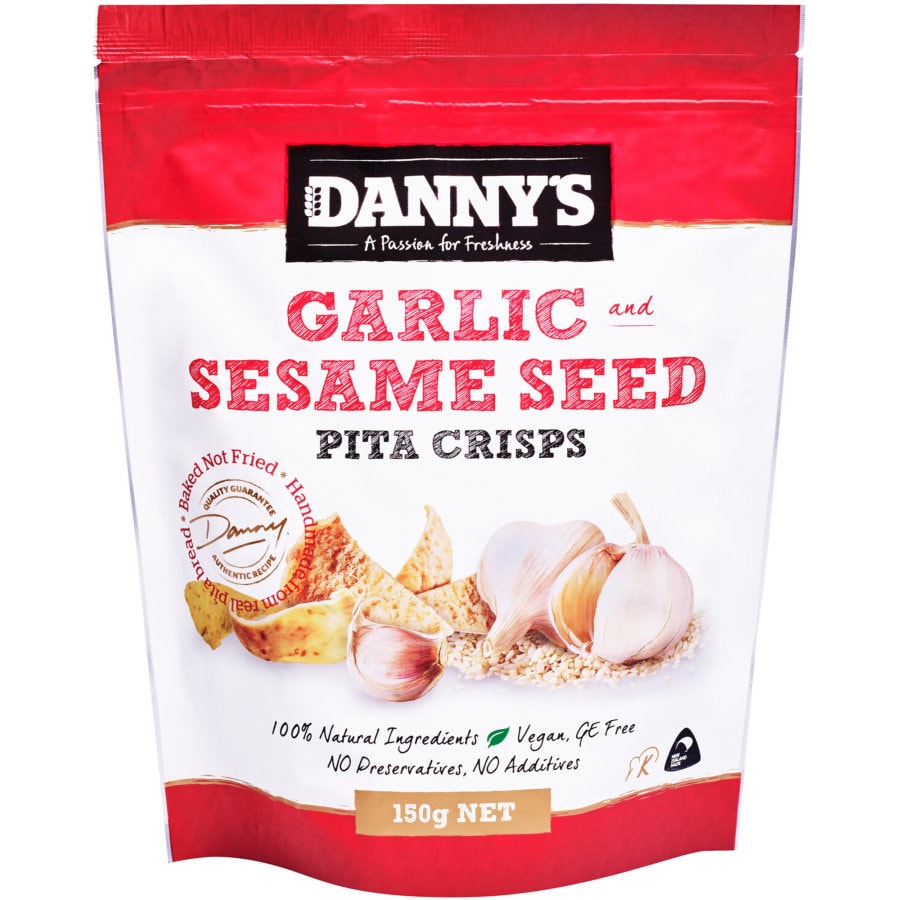 DANNYS Crisps Pita Garlic