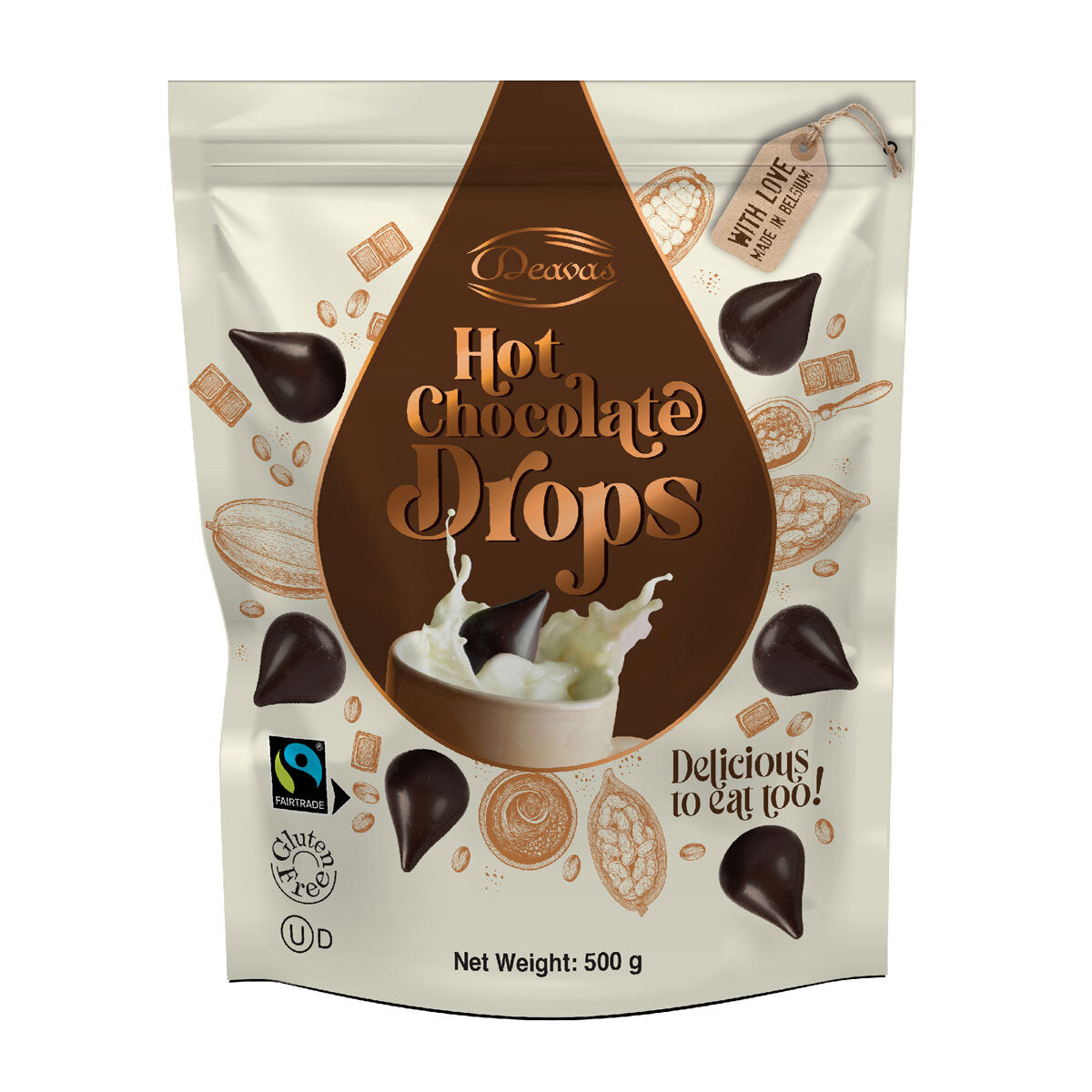 DEAVAS HOT CHOC DROPS 500G