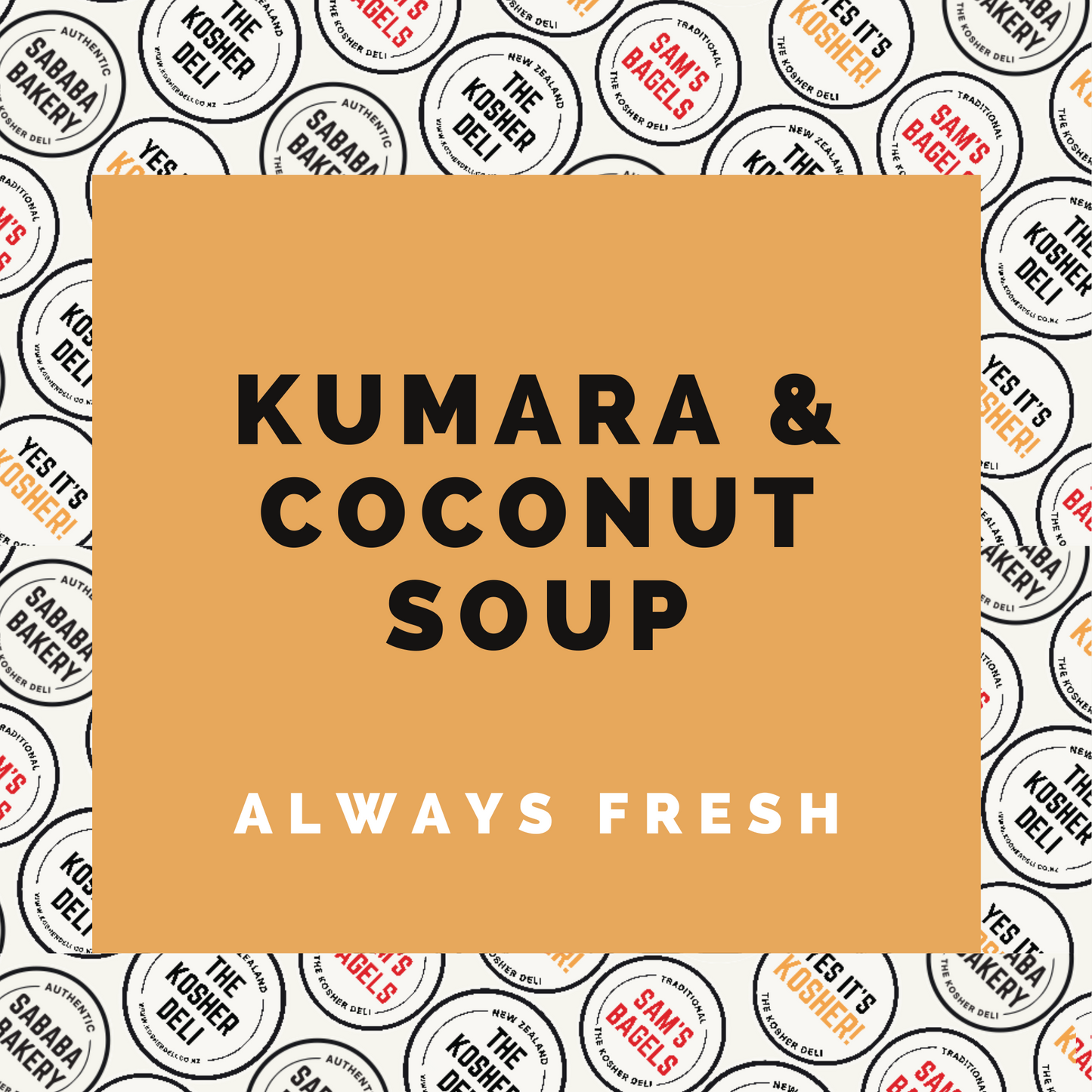 Kumara & coconut soup