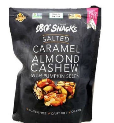 SALTED CARAMEL ALMOND CASHEW SQAURES 35G