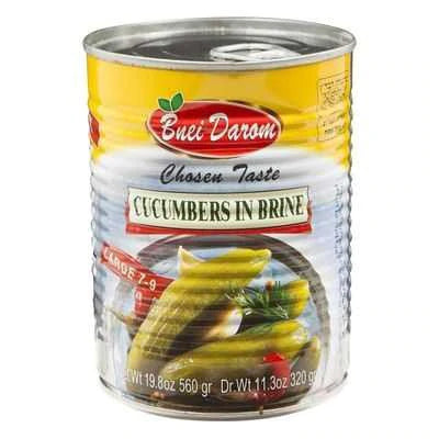 BNEI DAROM CUCUMBERS BRINE 7-9 560g