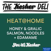 HONEY & GRALIC SALMON-NOODLE+EDAMAME