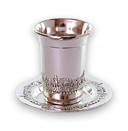 SILVER PLATED KIDDUSH CUP