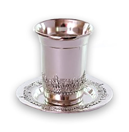 SILVER PLATED KIDDUSH CUP
