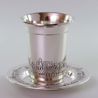 SILVER PLATED KIDDUSH CUP
