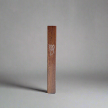 DARK BROWN WOOD MEZUZAH