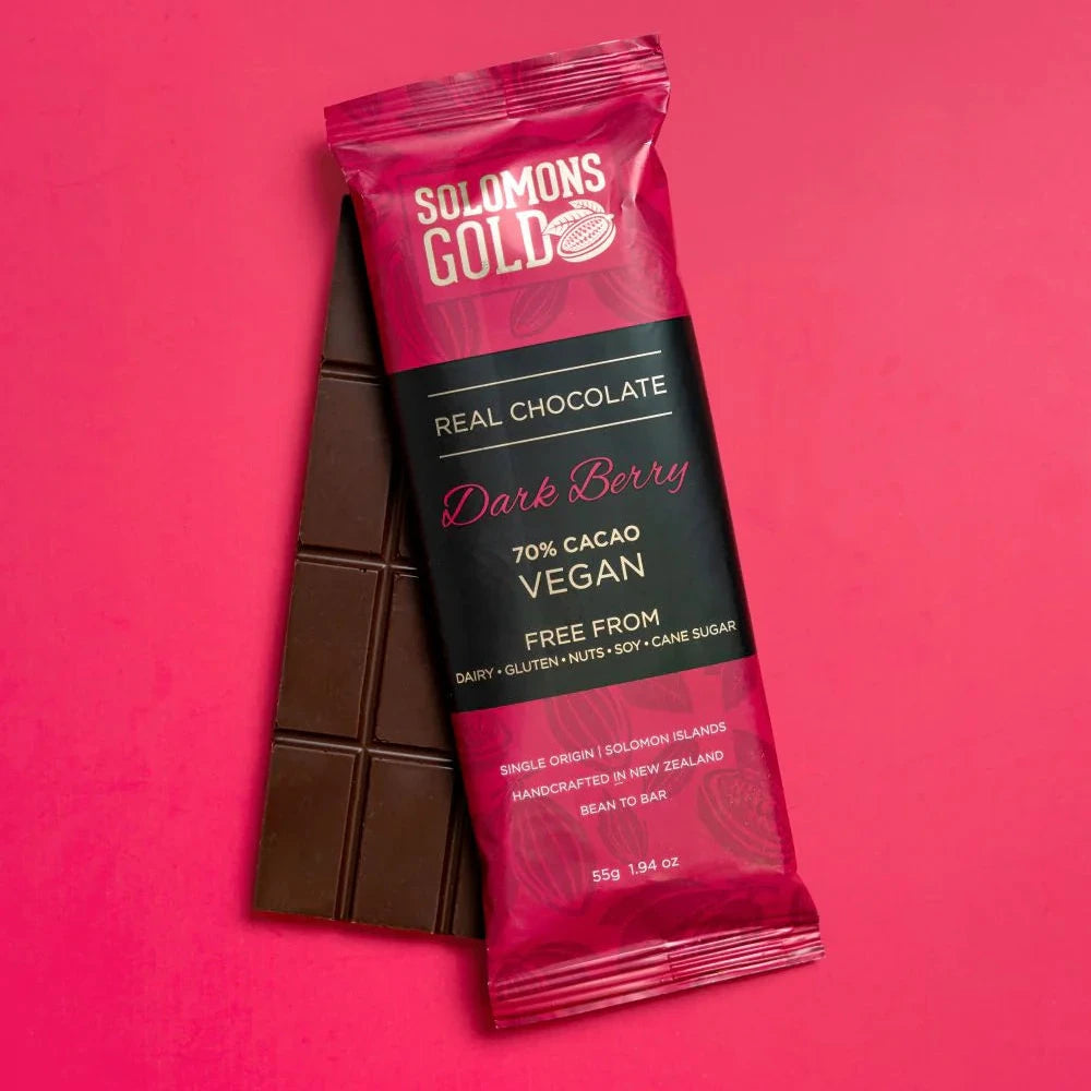 SOLOMONS GOOD DARK BERRY 70% 55G