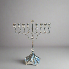 CURVED CHANUKAH MENORAH