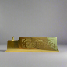 GOLD TIN CHANUKAH MENORAH