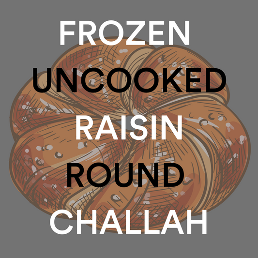 FROZEN Challah Round Raisin - PRE ORDER