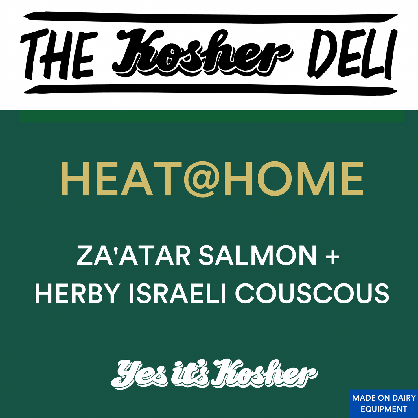 ZA'ATAR SALMON + HERBY ISRAELI COUSCOUS