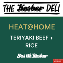 Teriyaki beef + rice