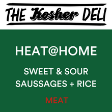 Sweet & Sour Sausages + rice