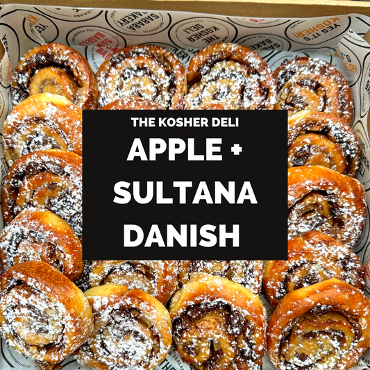 Apple + sultana danish platter - serves 10 people