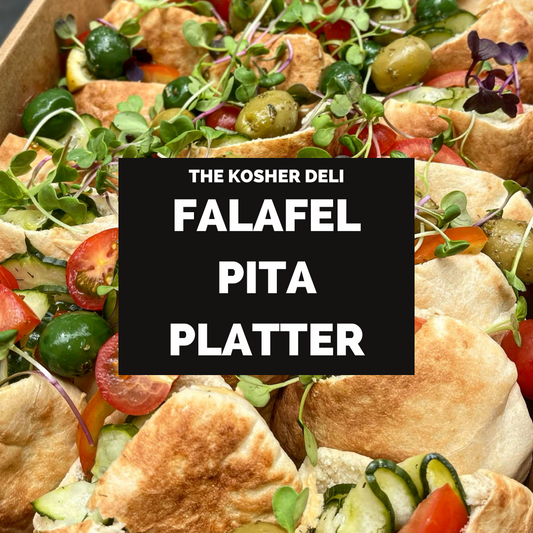 Falafel pita platter - serves 8-10 people