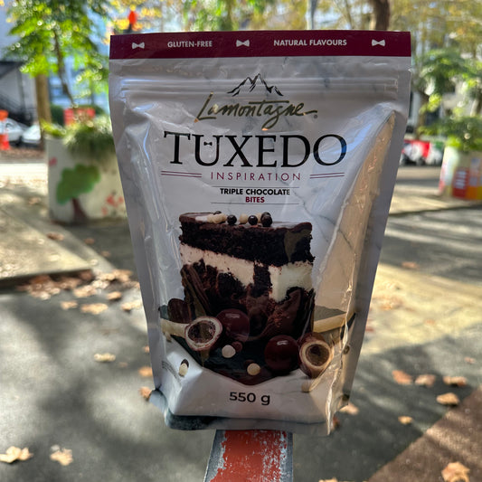 TUXEDO TRIPLE CHOC BITES 550G