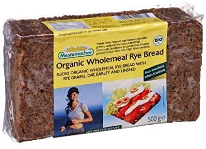 Organic 3 Grains Wholmeal Rye Bread 500g