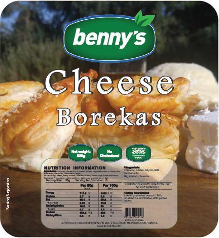 Bennys Cheese Boreka