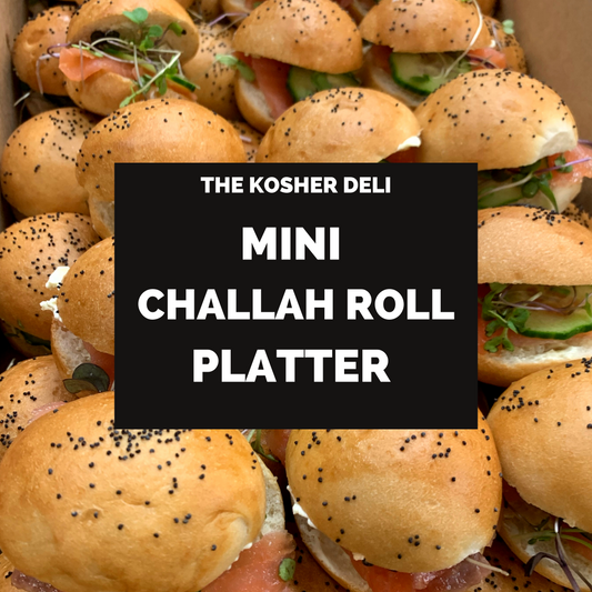 Challah Roll Platter - serves 8-10 people