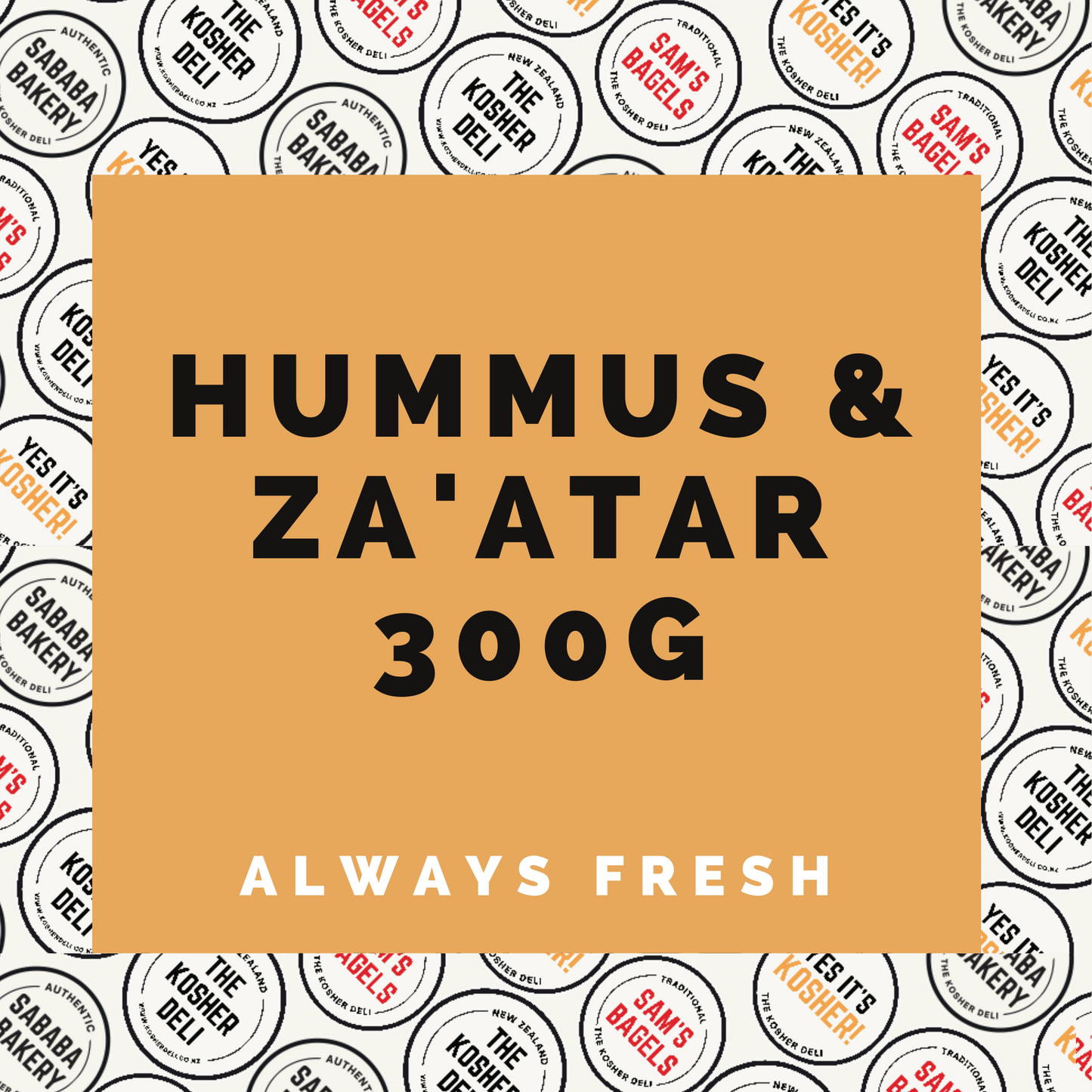 Classic hummus + Za'arta 300g