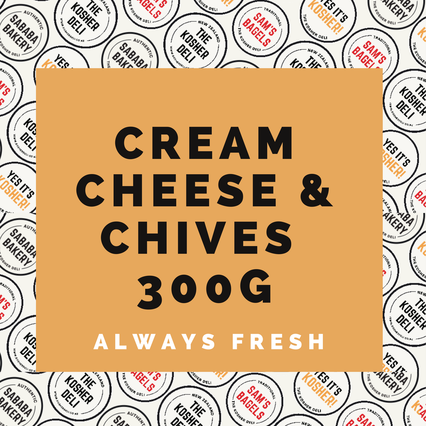 Cream cheese & chive 300g