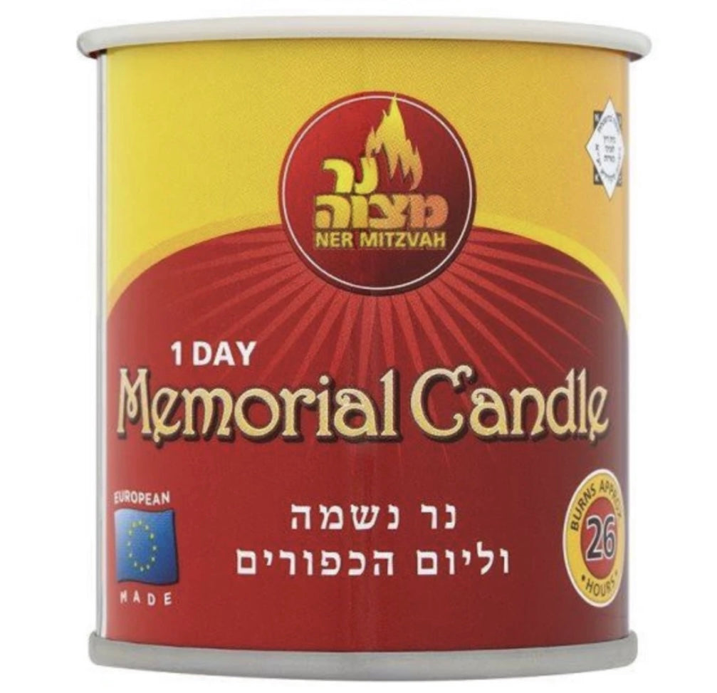 MEMORIAL CANDLES IN TIN