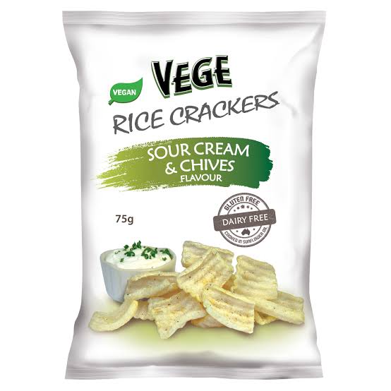 Rice cracker Sour cream/chive