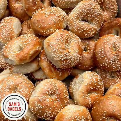 Sam's Bagels MINI Sesame  X10