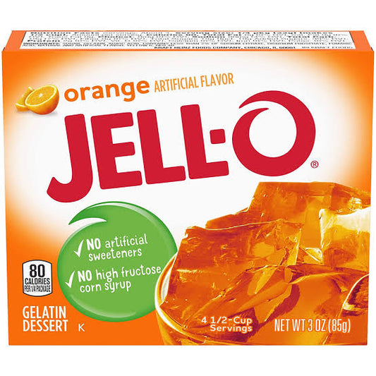 Orange jello