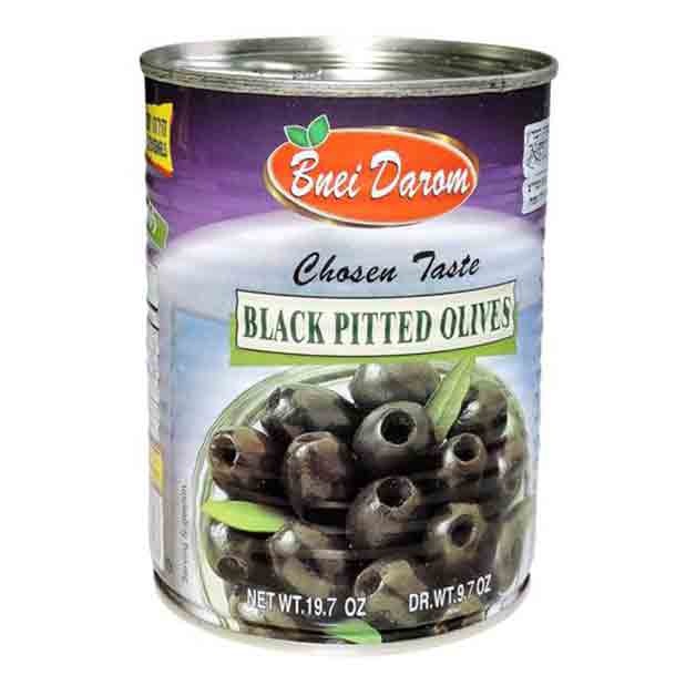 BNEI Darom Pitted Black Olives
