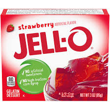 JELLO STRAWBERRY