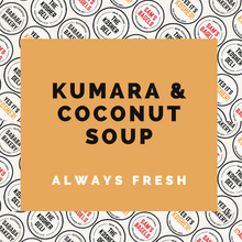Kumara & coconut soup
