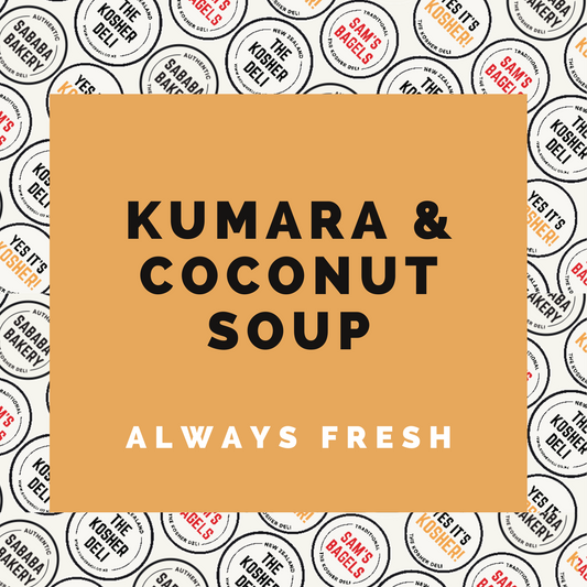 Kumara & coconut soup