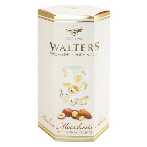 WALTERS HAZELNUT & MACADAMIA CHOCOLATE NOUGAT GIFT BOX 140G - BB 13/06/23